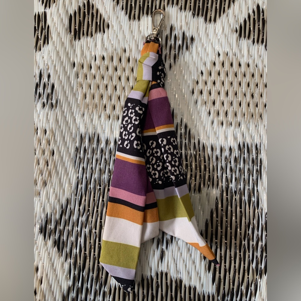 Multicolor Patterned Purse Scarf